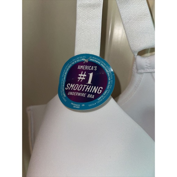 Vanity Fair Beauty Back Full Figure Underwire Smoothing Bra 76380 - White 42DD - Picture 3 of 5